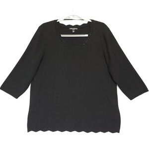 Black Long Sleeve Top